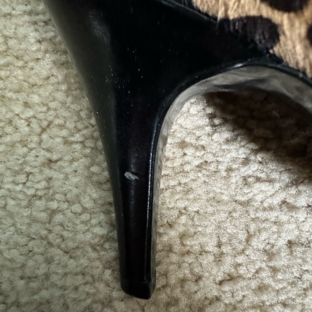 Calvin Klein Leopard Print Booties. Size 8 - image 5